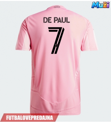 Lacne Muži Futbalové dres Inter Miami Rodrigo De Paul #7 2026-27 Krátky Rukáv - Domáci